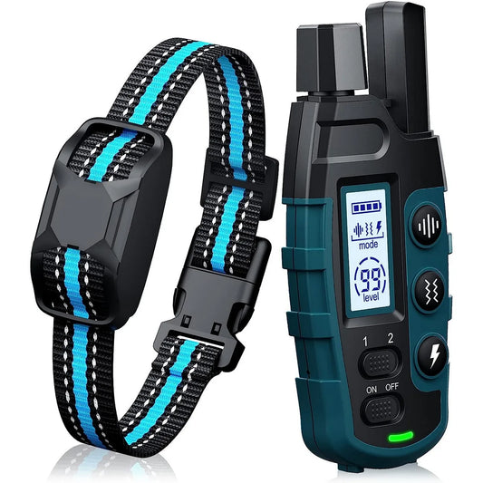 Rechargeable Dog Training Collar - Waterproof Remote E-Collar