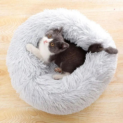 Miaokay™ Plush Purrfection Cat Bed - Miaokay