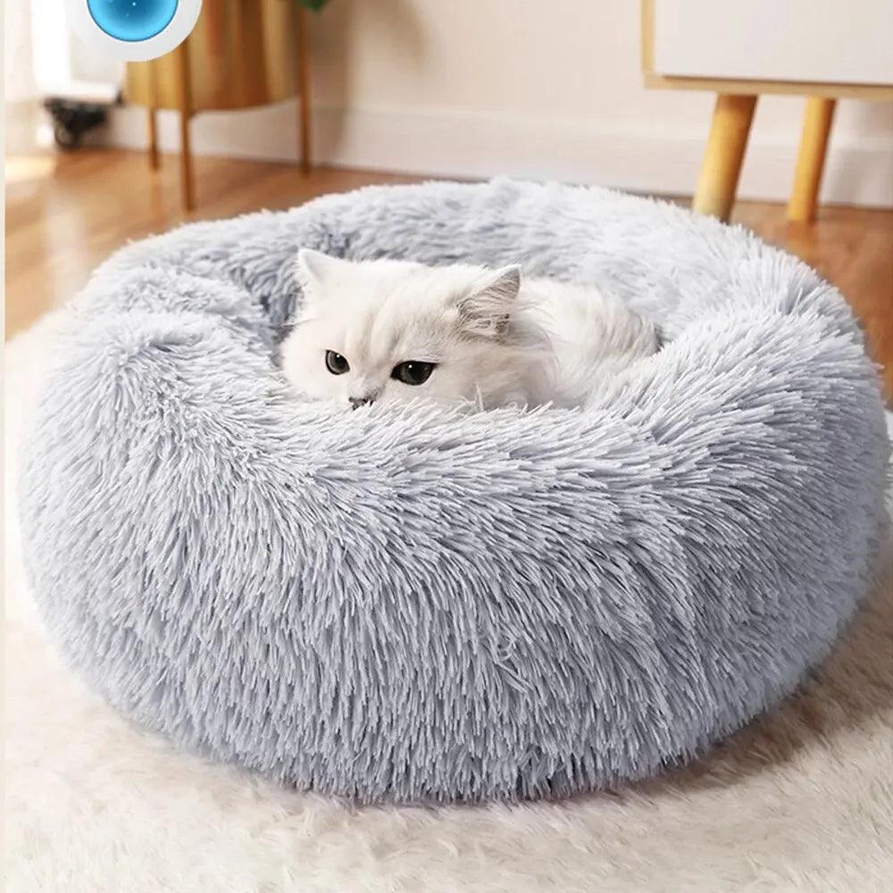 Miaokay™ Plush Purrfection Cat Bed - Miaokay