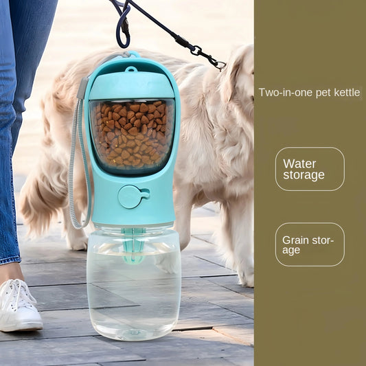 Portable Pet Water Bottle & Food Container